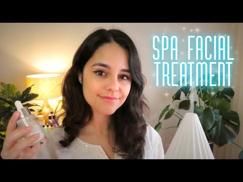 ASMR SPA Facial Treatment✨Steam Cleansing & Massage Roleplay (Personal attention)
