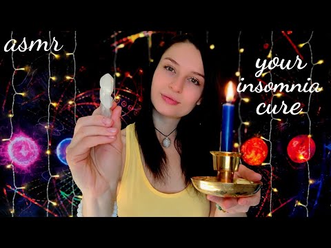 ASMR Your Insomnia Cure ~ Sleep Tingles ~ Calming Mantra ~ Relaxing Hand Movements ~ Binural