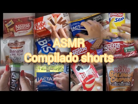 ASMR COMPILADO DE SHORTS versão comida