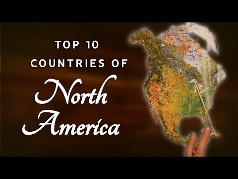 Top 10 Countries of North America (by Area) ASMR