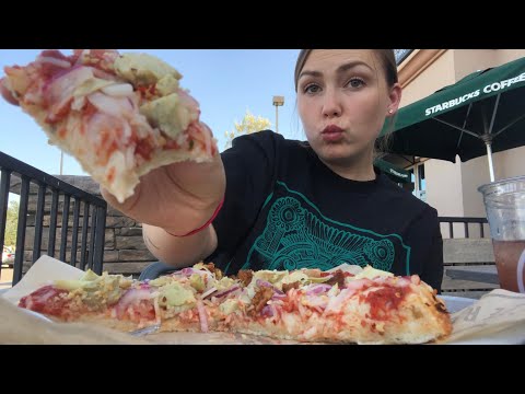 ASMR || Eating PIEOLOGY Pizza for the 1st Time! (LOFI)