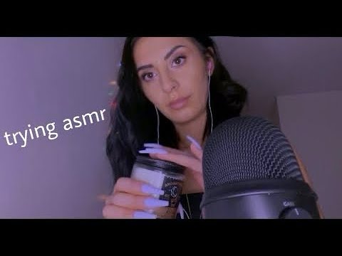 i tried ASMR 🎧 assorted triggers and whispering