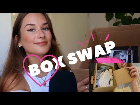 ASMR deutsch | 💘BOX SWAP TAUSCHPAKET✨ with @Coco's ASMR Lots Of Tapping Scratching Rambling