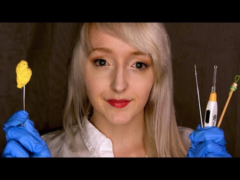 ASMR Deep Ear Cleaning & Hearing Test | Medical Wax Removal