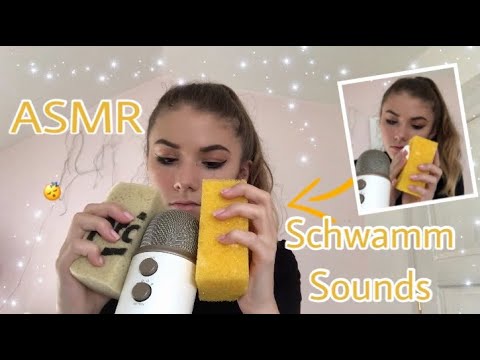 ASMR~ Schwamm/Sponge Sounds! 😴 (ASMR Deutsch/German)
