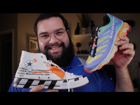 ASMR shoe collection (tapping, scratching)