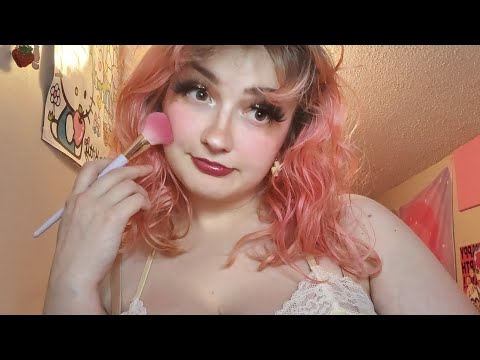 ASMR Get Ready with Me/How I did my Makeup for Greed