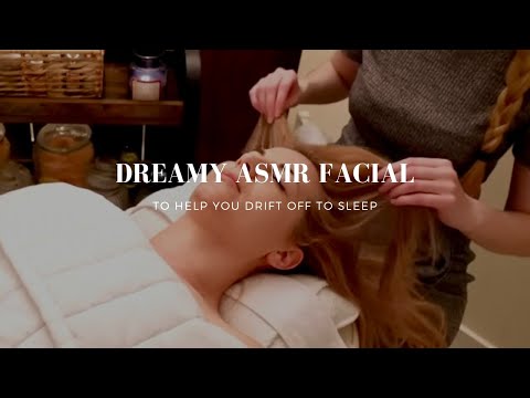 ASMR Spa facial to help you Fall Asleep | NO TALKING |Neck & Shoulder Massage & Tingly Scalp Gua Sha