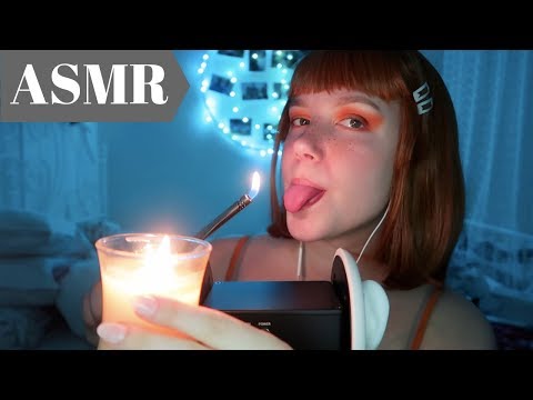 ASMR w/ FIRE🔥⎥Crackling Candle & Tapping