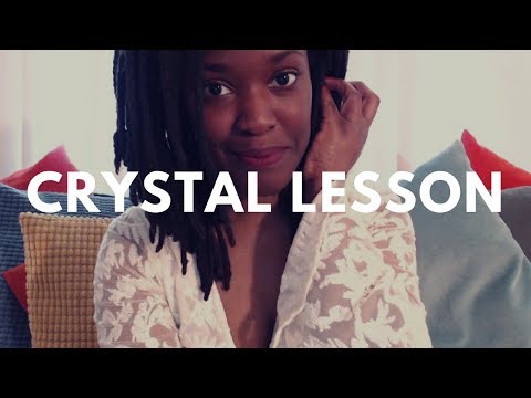 ASMR Crystal Healing Lesson | Whispered | Crystal Tapping