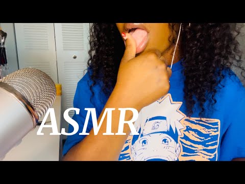 ASMR Thumb Licking & Mouth Sounds (SUPER Tingly!!)
