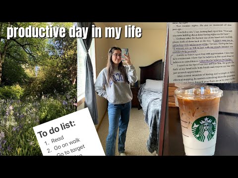 PRODUCTIVE DAY IN MY LIFE | realistic, thrifting, grocery shopping