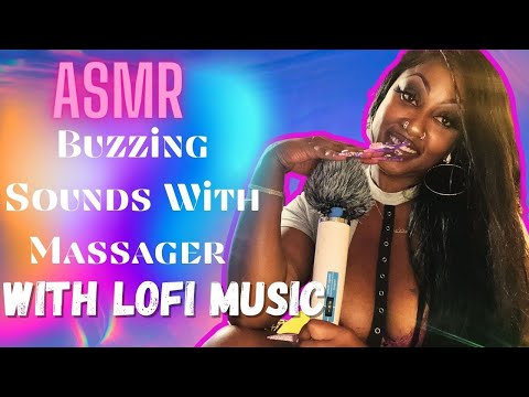 ASMR Study Lofi Music With Relaxing Massager Buzzing Sounds asmrsounds #asmrtriggers