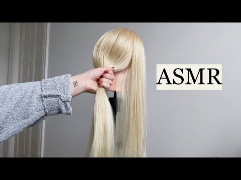 ASMR Fast and Aggressive Hair Play (spraying, brushing, tapping, scratching, no talking)