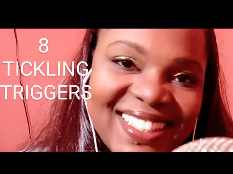 8 intense TICKLING TRIGGERS, ASMR, GET RELAX AND ENJOY THE SOUNDS