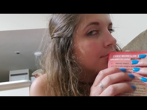 Tapping and Short Whispered Reading ASMR