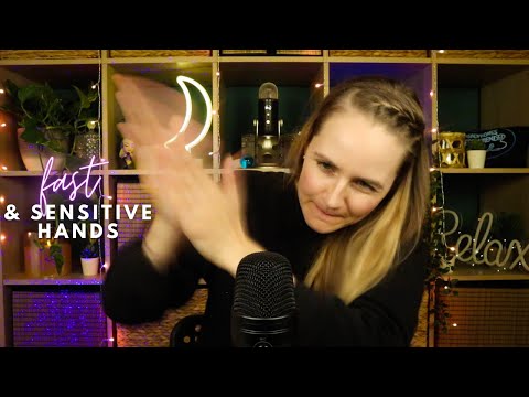 ASMR Fast BUT Gentle & Sensitive Hand Sounds to Send You off to Sleep
