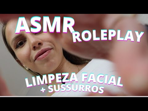 ASMR LIMPEZA FACIAL FACIAL CLEANING -  Bruna Harmel ASMR
