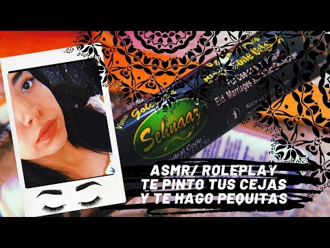 ASMR/ ROLEPLAY/ Te hago tus cejas y te pinto pequitas/ Muy relajante/ ASMR en español/Andrea ASMR 🦋