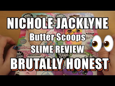 I Bought Nichole Jacklyne's Butter Scoops Slime So You Don't Have To •  Slime Review