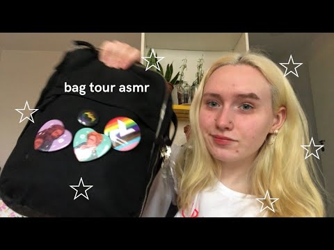 lofi asmr! [subtitled] bag tour!