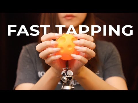 ASMR 1 HOUR FAST TAPPING (No Talking)