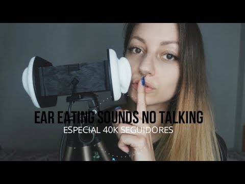 ASMR Ear Eating Sounds #3 NO TALKING / ESPECIAL 40K - NADIRA ASMR