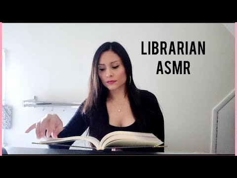 ASMR: Librarian- typing, writing and page turning sounds