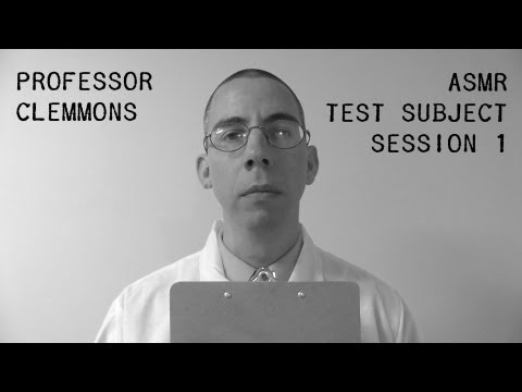 Professor Clemmons - ASMR Test Subject - Session 1 ( H.P. Lovecraft Fan Fiction )