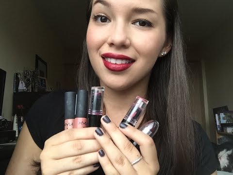 ASMR - Lipstick/Lip Gloss Application (Up Close Whispers & Some Kisses)