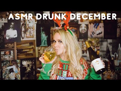 ASMR Drunk December | 12 Wines of Christmas | #ASMR