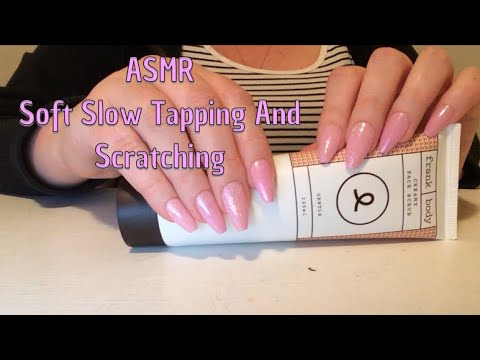 ASMR Soft Slow Tapping And Scratching