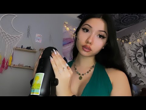 ASMR Clicky Whisper Ramble with Gentle Tapping & Scratching 🤍