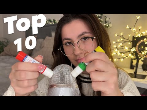 Asmr TOP 10 MOST RELAXING TRIGGERS in 10 minutes💤ASMR FOR SLEEP✨ASMR For People Who Can't Sleep😴