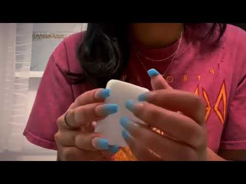 ASMR-SOAP SCRATCHING & TAPPING