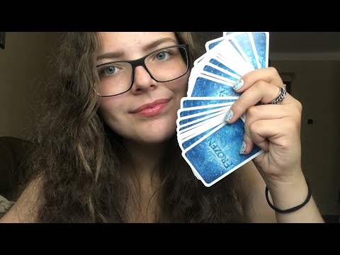 ASMR Cards Sounds & Tapping (whispered)