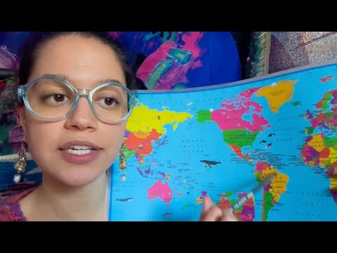 ASMR~ Soft World Geography Teacher