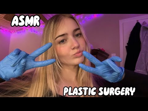 ASMR Unprofessional Plastic Surgery😳 (fast and aggressive, gloves, measuring, pictures)