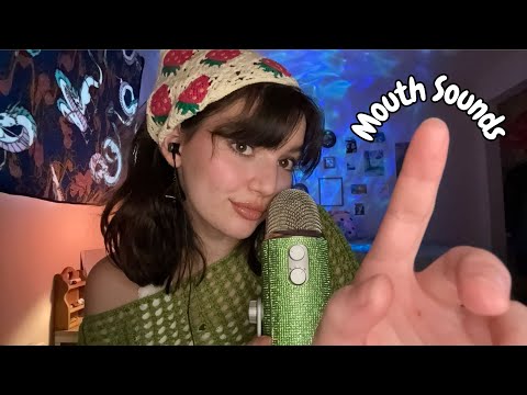 ASMR | Pure Fast Mouth Sounds (Wet + Dry) With Hand Movements, Tingle Tube, Minimal Talking and More