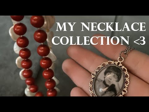 {ASMR} My Necklace Collection