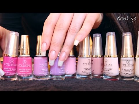 I show you a part of My nail polishes Collection ♥ (ASMR version)
