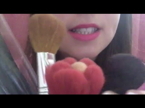 ASMR Face Brushing (Requested) 🖌  Whispered goodness to help you sleep