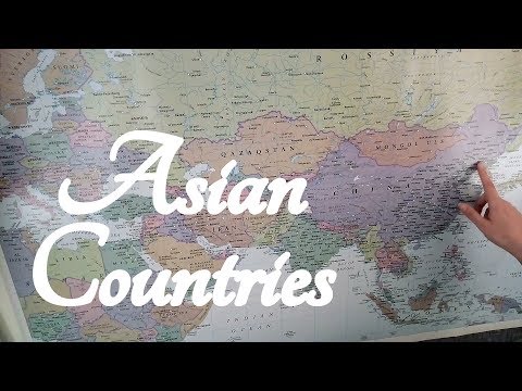 ASMR Countries in Asia (Geography) ☀365 Days of ASMR☀