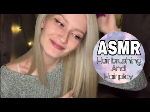 ASMR - hair brushing | whispered hairplay + personal attention