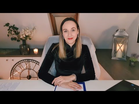 ASMR Hotel Check-In 👩‍💻🖤 (soft spoken with typing, writing & page turning)