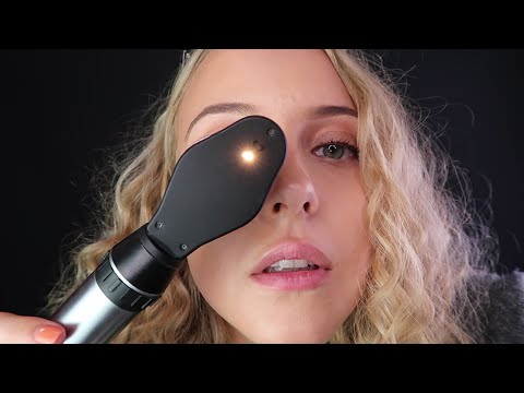 ASMR | Sleepy Eye Inspection with Flashlight Following