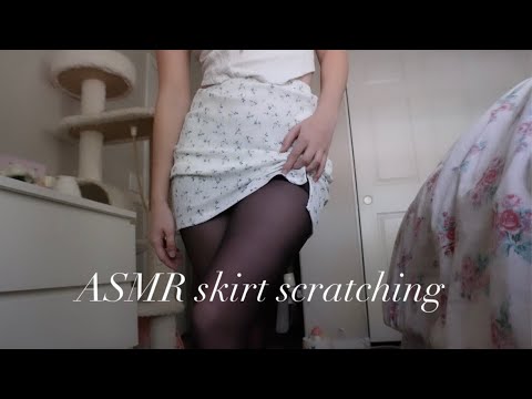 ASMR skirts/tights scratching🎀