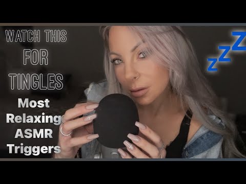 ASMR Delicate Mic Scratching & Plucking EXTREMELY Close Up Whispering + More