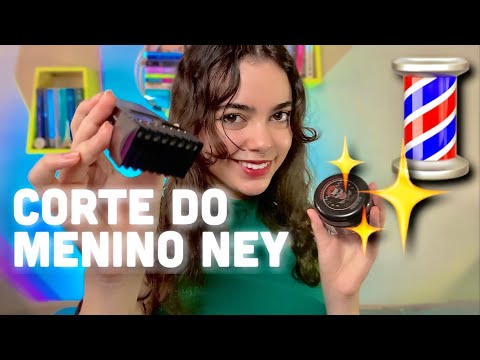 ✨ASMR | Cortando seu cabelo igual ao do Neymar✨