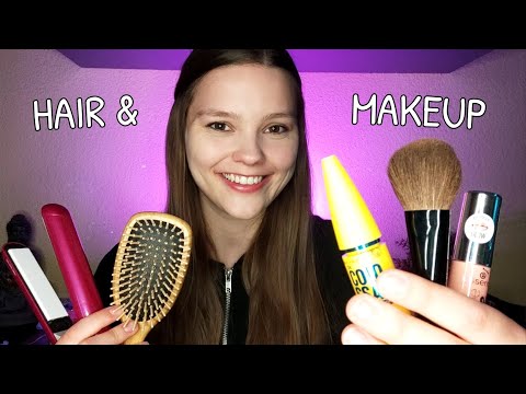 ASMR Doing Your Hair & Makeup (Roleplay)